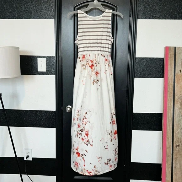 chinese dress ladies MISA Claudita Ruffled Maxi Dress Light Pink Printed Chiffon Size Small –  Celebrity Owned